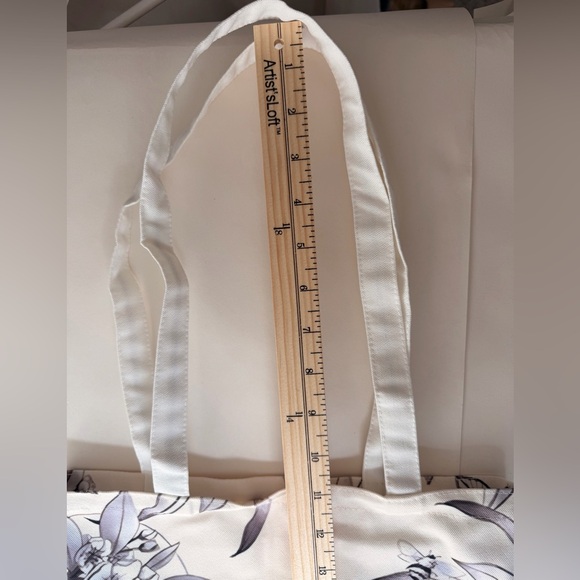 Jo Malone Botanical Tote - Cream and Black| Canvas Shopper - Picture 4 of 4